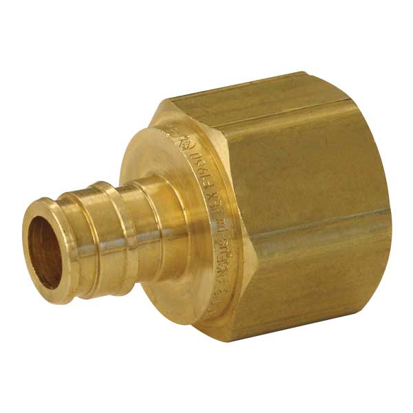 LF4571010 - ProPEX LF Brass Female Threaded Adapter, 1" PEX x 1" NPT