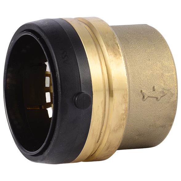 SharkBite UXL0454 - 2" Lead Free Brass End Cap