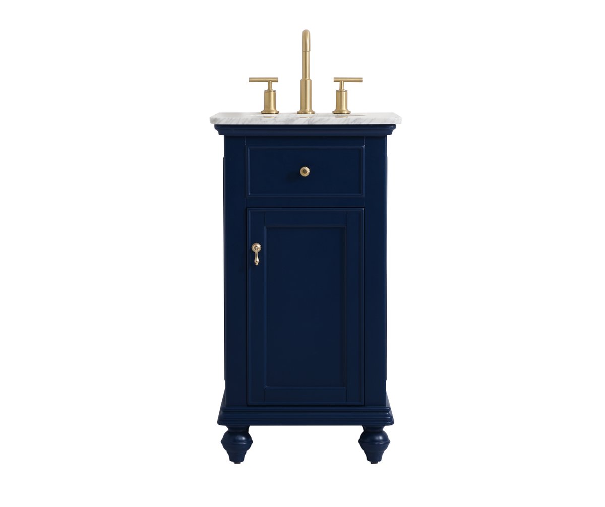 VF12319BL 19" Single Bathroom Vanity in Blue
