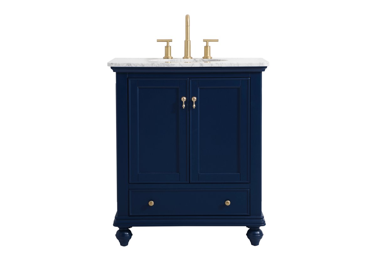 VF12330BL 30" Single Bathroom Vanity in Blue