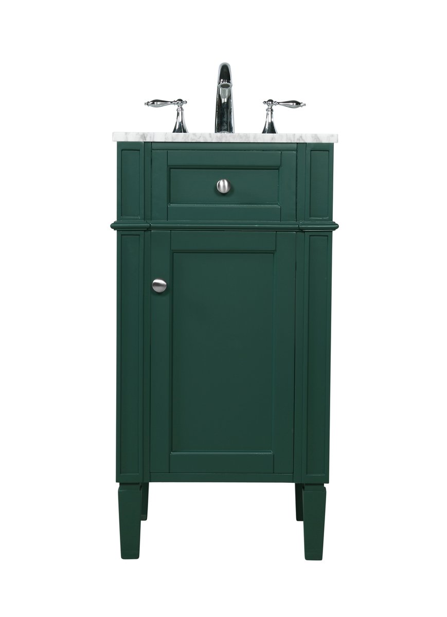VF12518GN 18" Single Bathroom Vanity in Green
