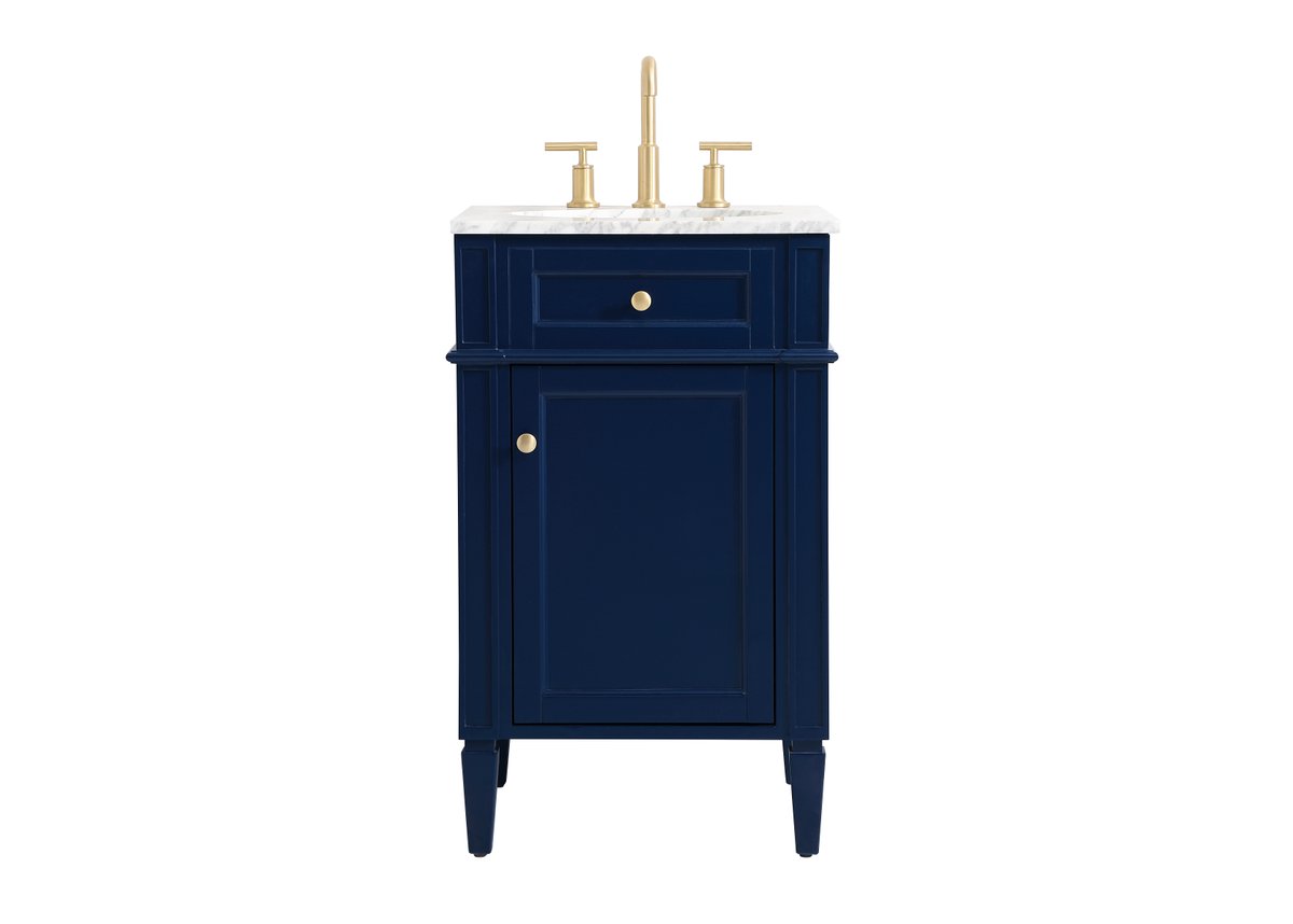 VF12521BL 21" Single Bathroom Vanity in Blue