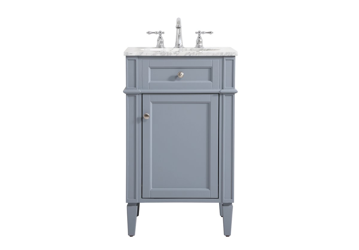 VF12521GR 21" Single Bathroom Vanity in Grey