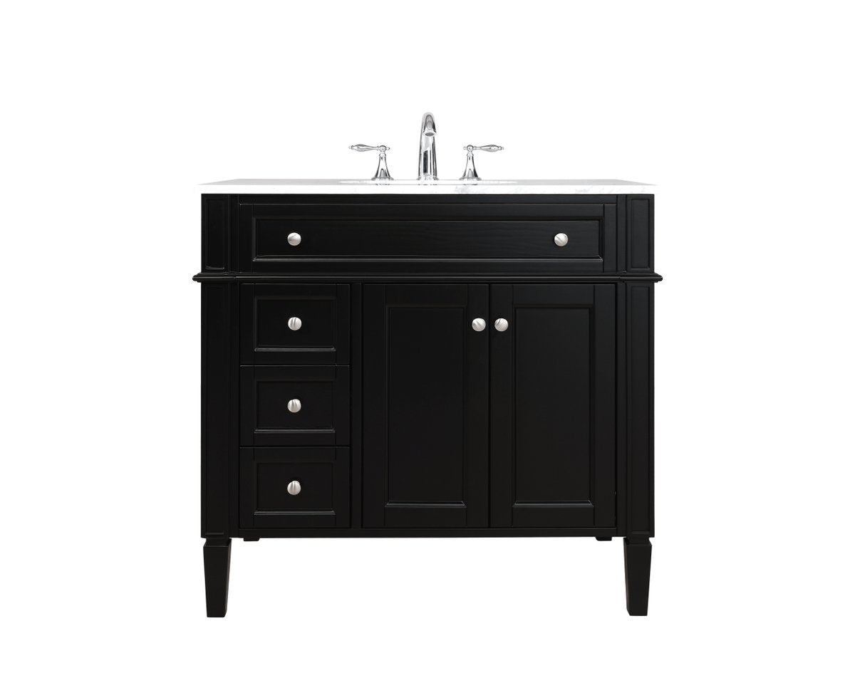 VF12536BK 36" Single Bathroom Vanity in Black