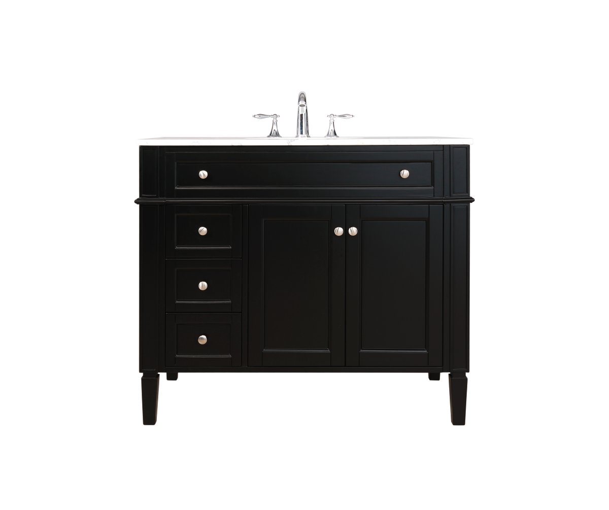 VF12540BK 40" Single Bathroom Vanity in Black
