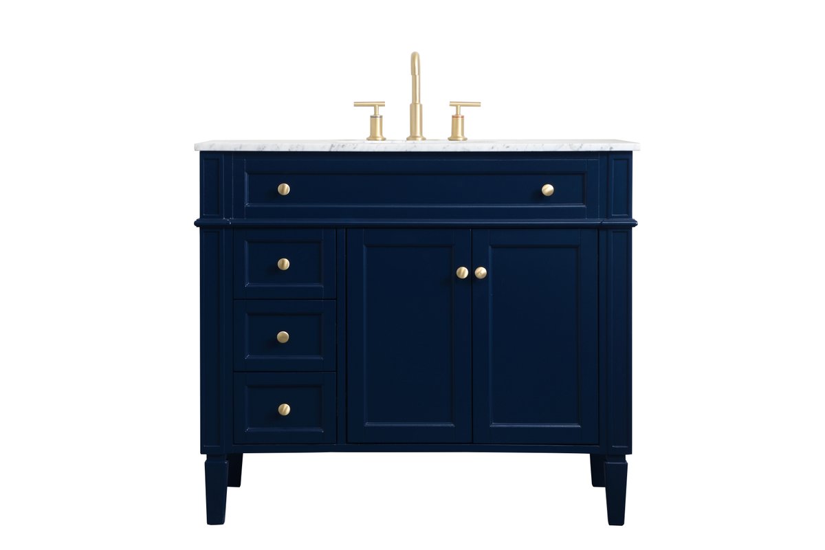 VF12540BL 40" Single Bathroom Vanity in Blue