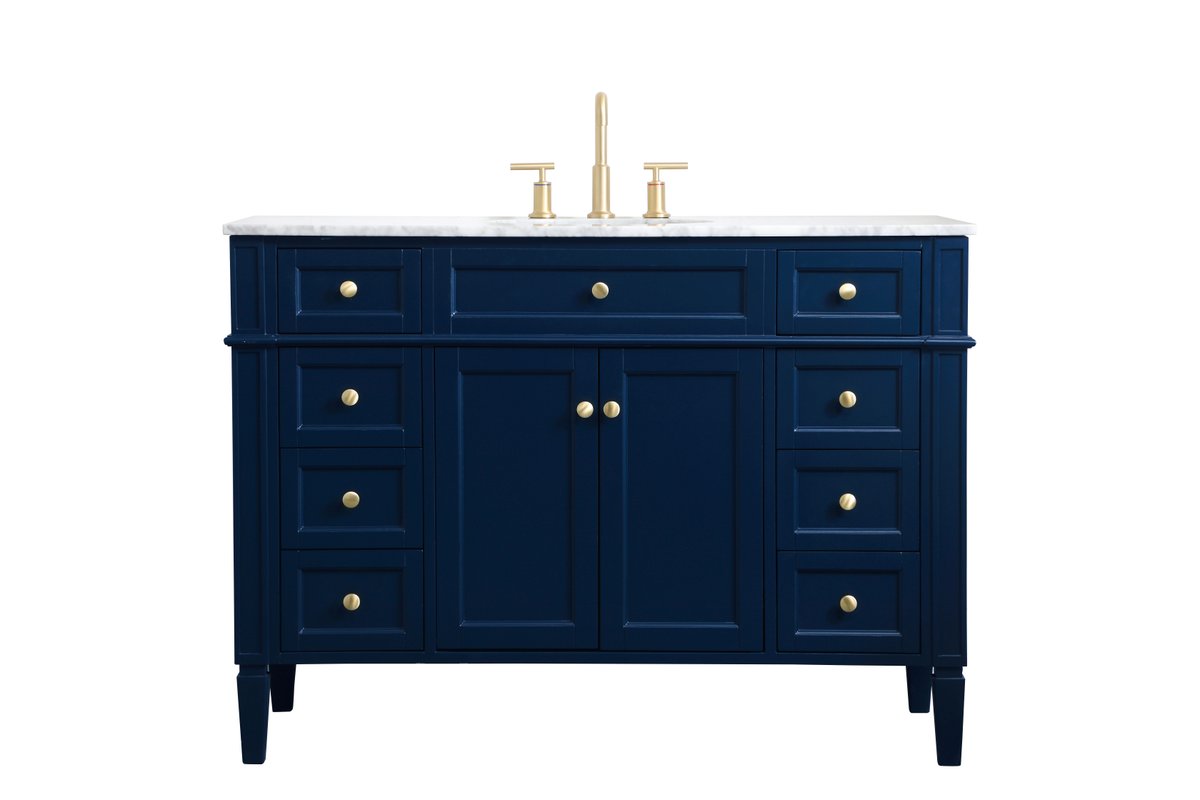 VF12548BL 48" Single Bathroom Vanity in Blue