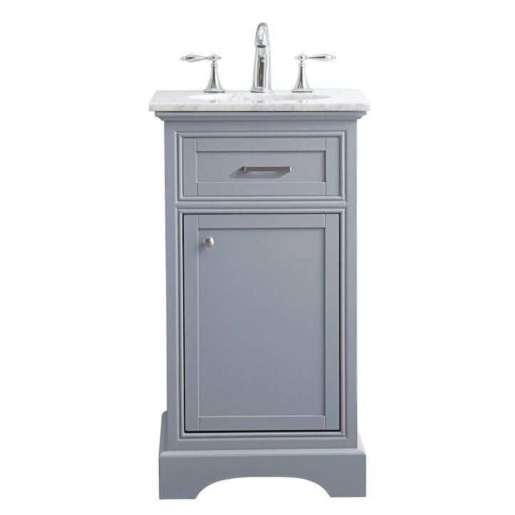 VF15019GR 19" Single Bathroom Vanity Set in Light Grey