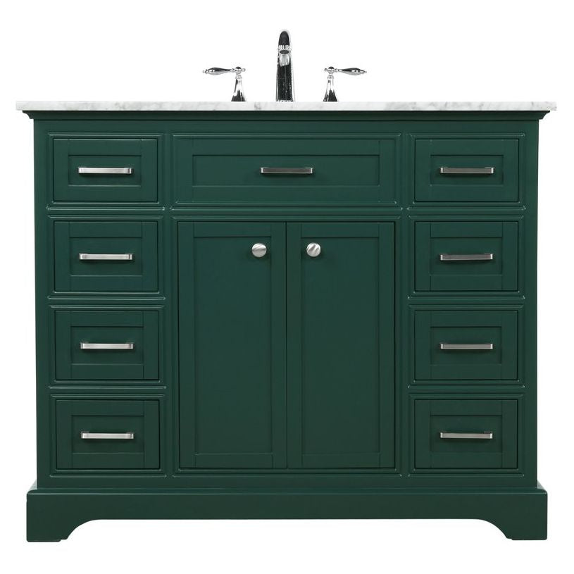 VF15042GN 42" Single Bathroom Vanity in Green