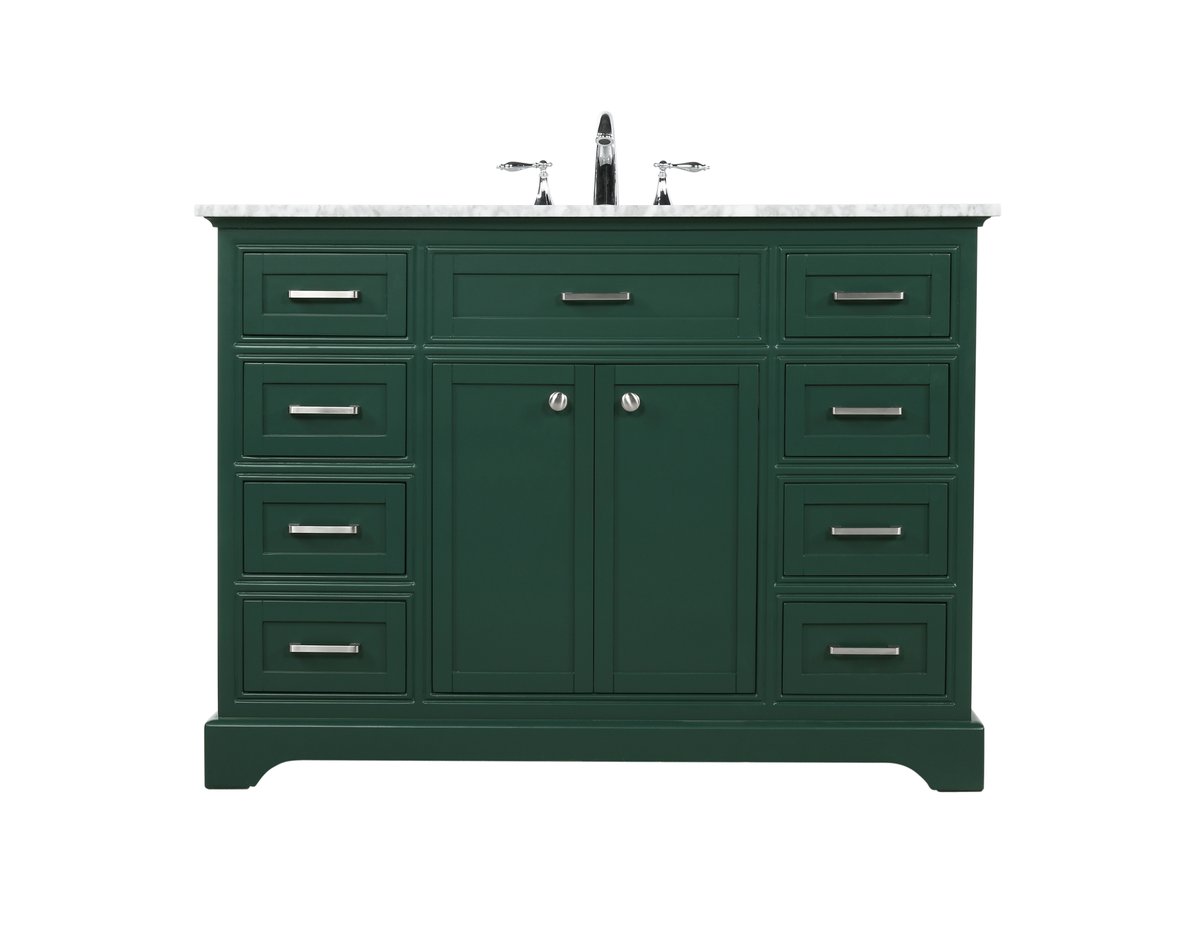 VF15048GN 48" Single Bathroom Vanity in Green
