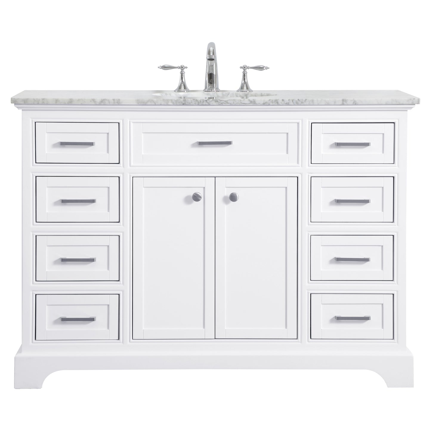 VF15048WH 48" Single Bathroom Vanity Set in White
