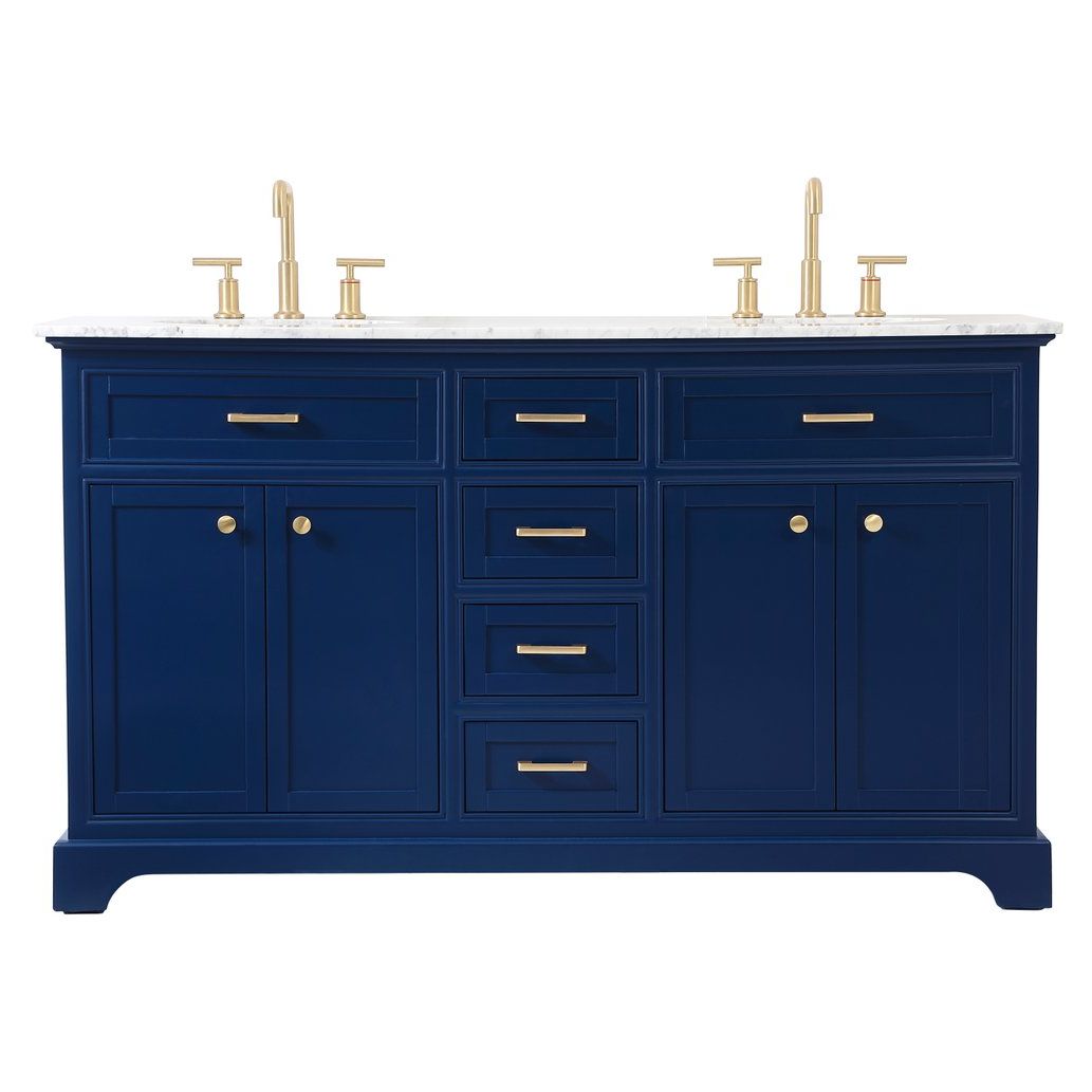 VF15060DBL 60" Single Bathroom Vanity in Blue