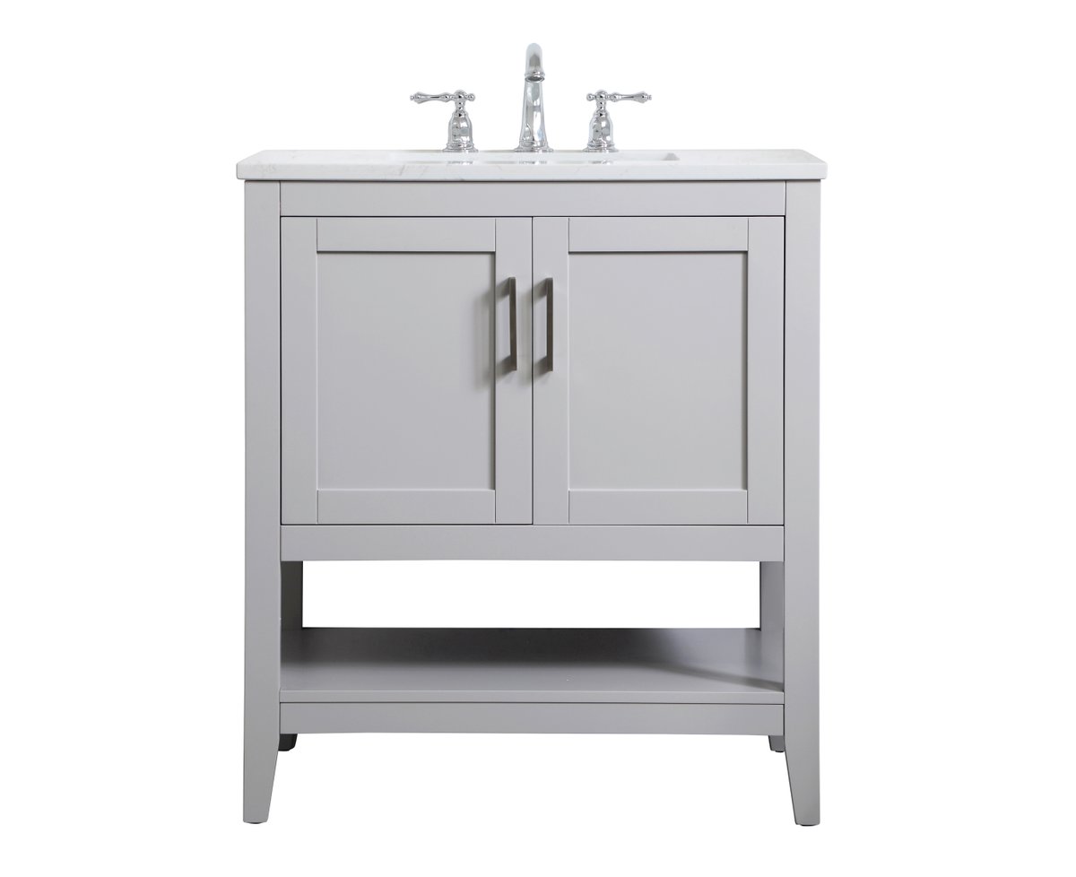 VF16030GR 30" Single Bathroom Vanity in Grey