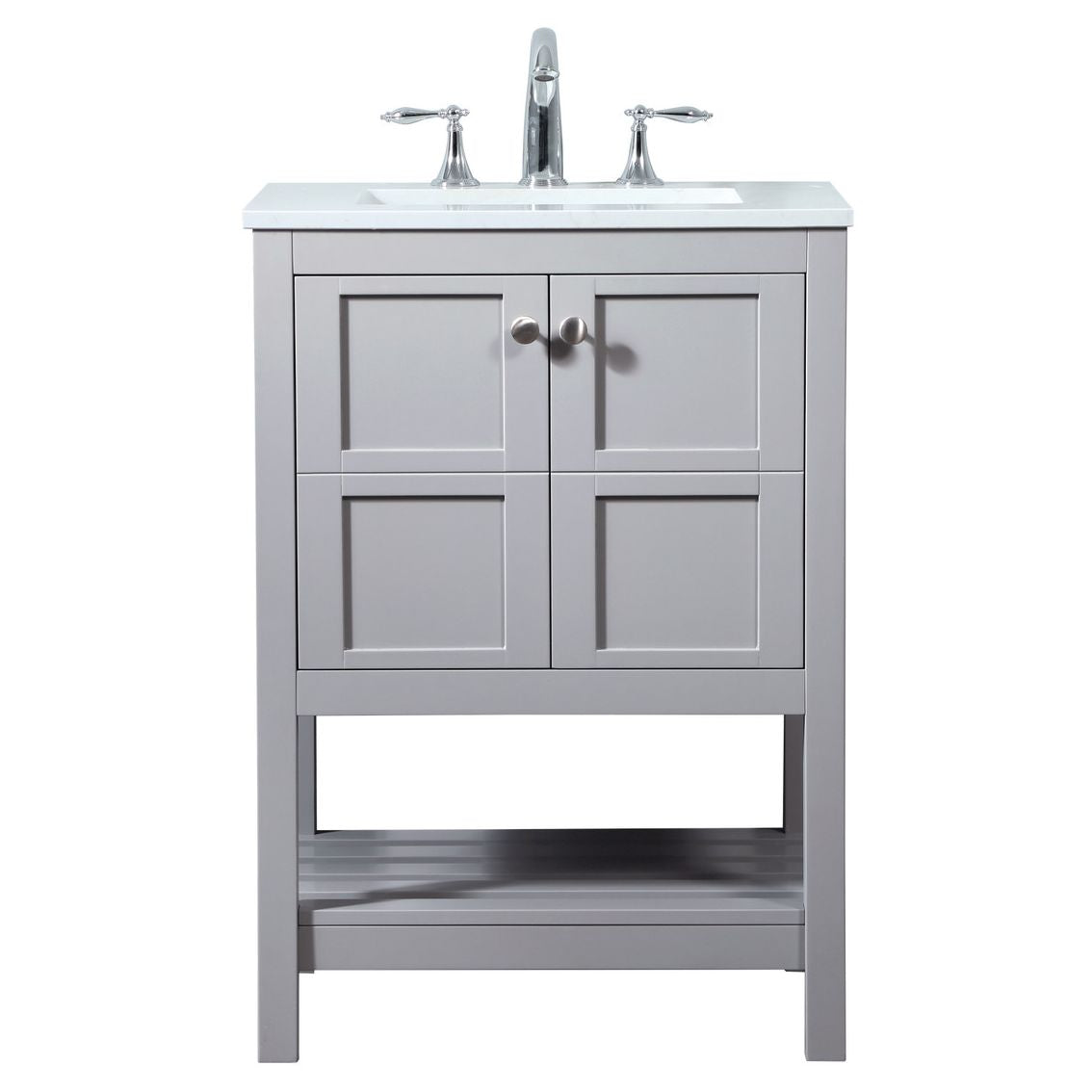 VF16424GR 24" Single Bathroom Vanity in Grey