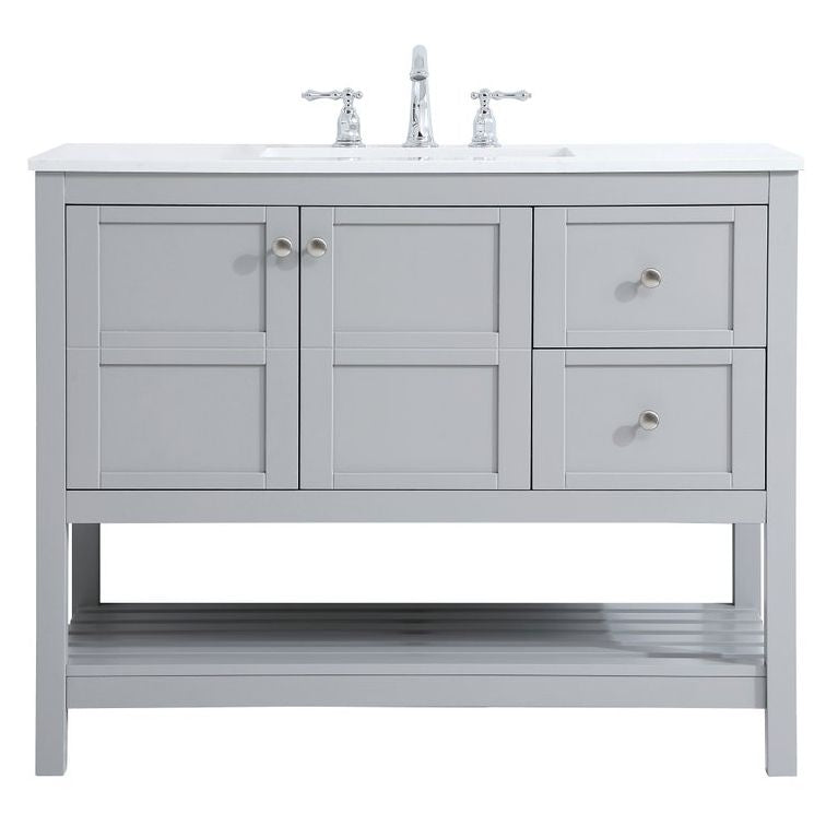 VF16442GR 42" Single Bathroom Vanity in Gray
