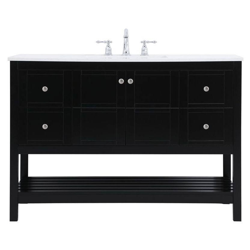 VF16448BK 48" Single Bathroom Vanity in Black
