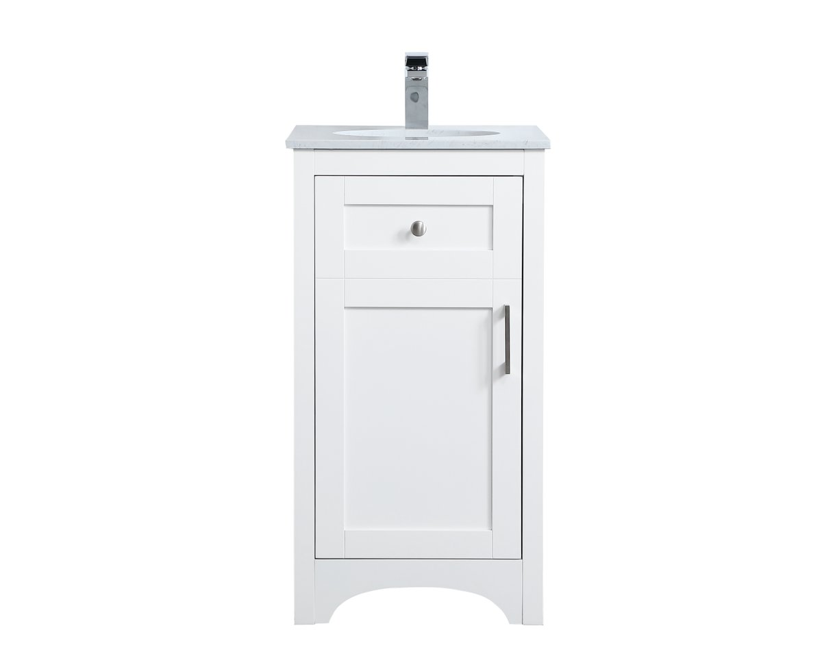 VF17018WH 18" Single Bathroom Vanity in White