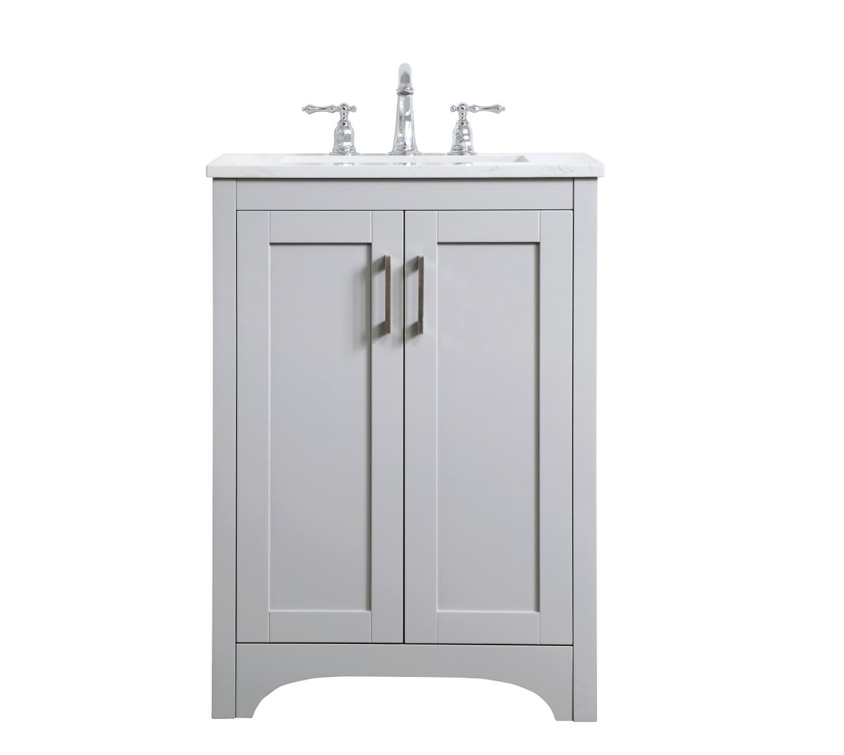 VF17024GR 24" Single Bathroom Vanity in Grey