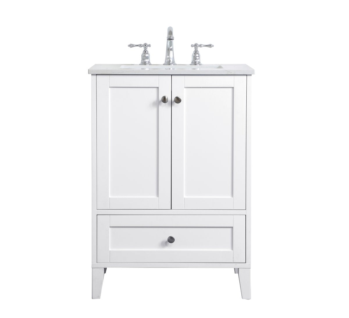 VF18024WH 24" Single Bathroom Vanity in White