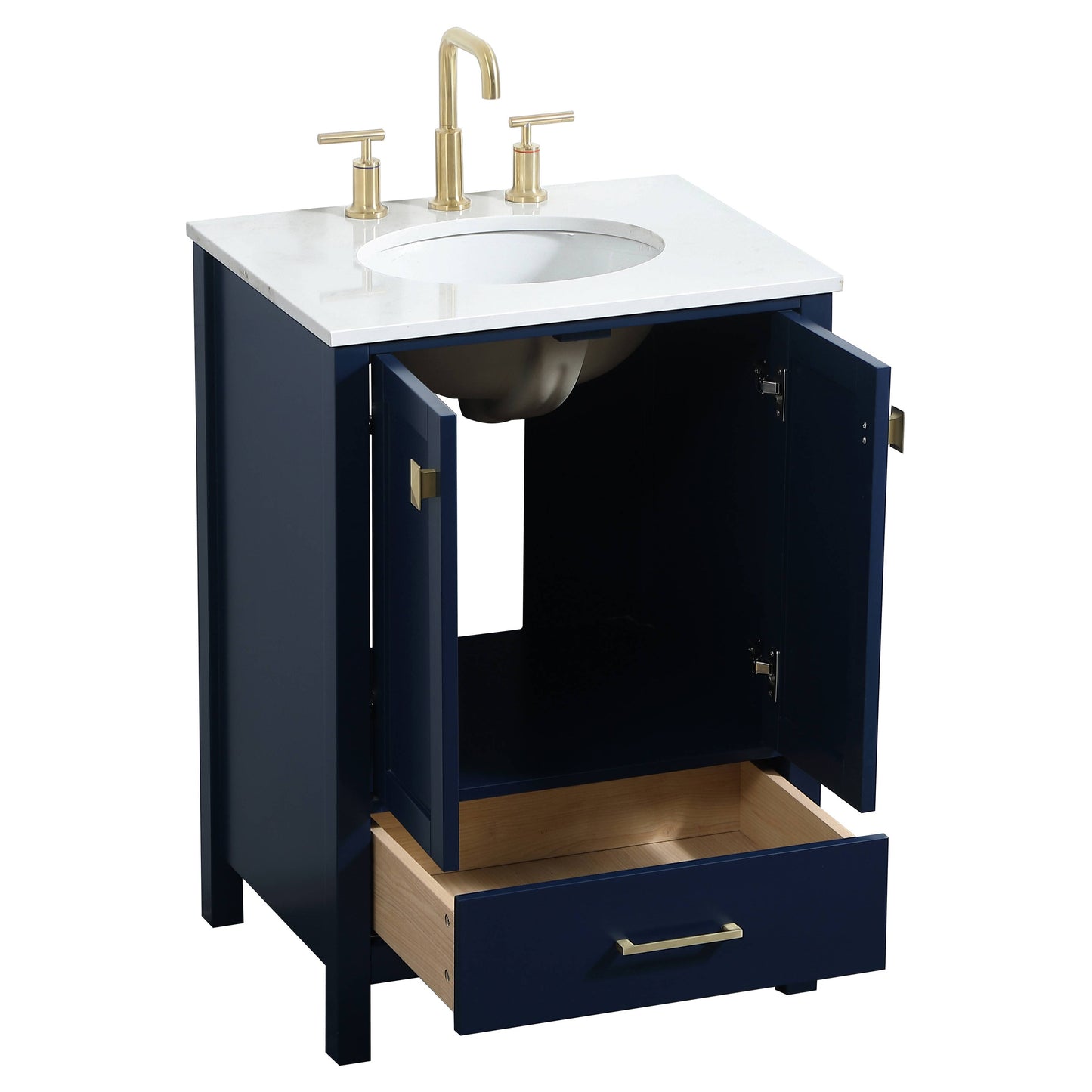 VF18824BL 24" Single Bathroom Vanity in Blue