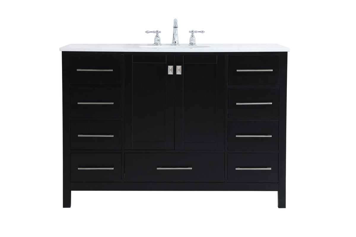 VF18848BK 48" Single Bathroom Vanity in Black