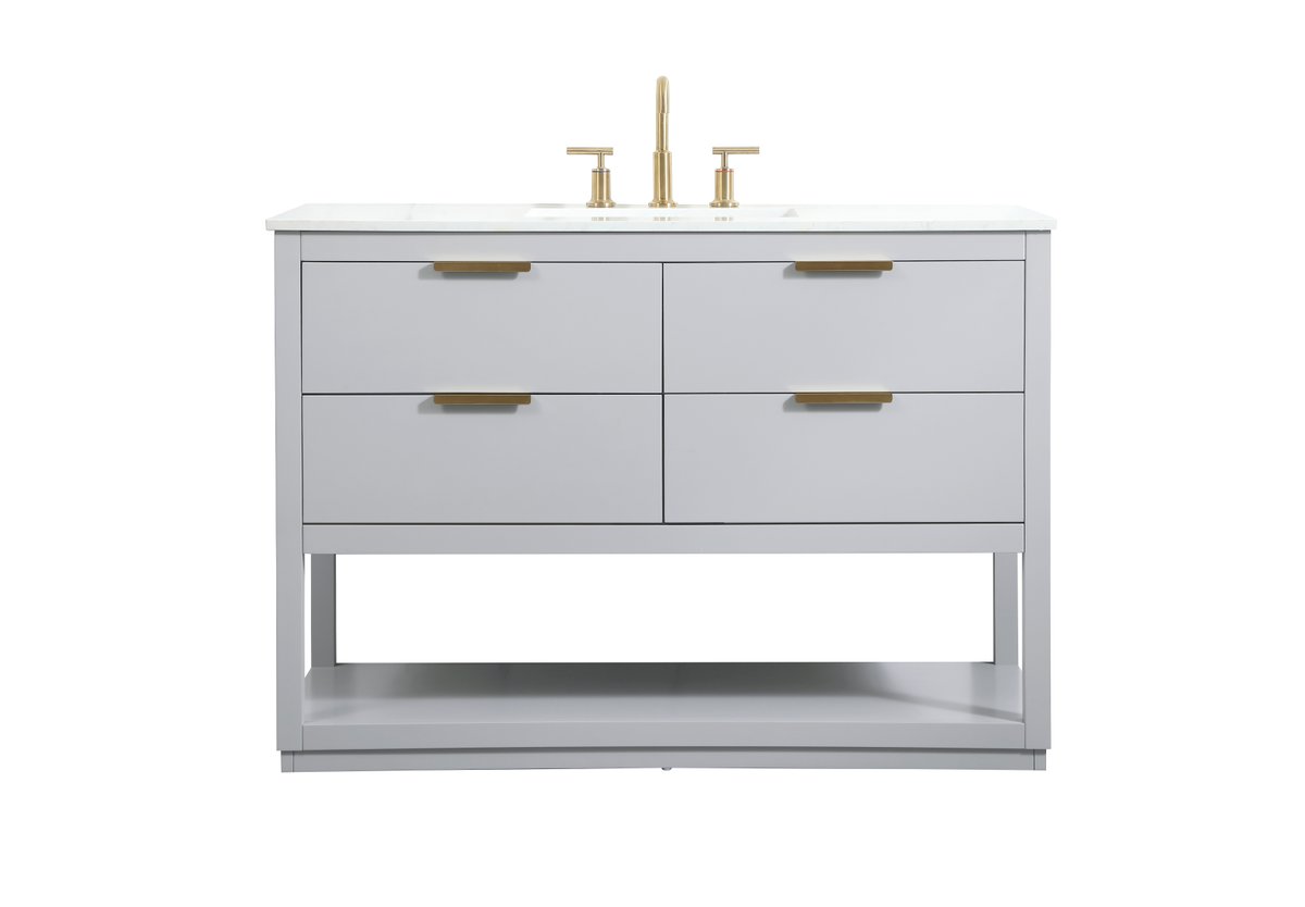 VF19248GR 48" Single Bathroom Vanity in Grey