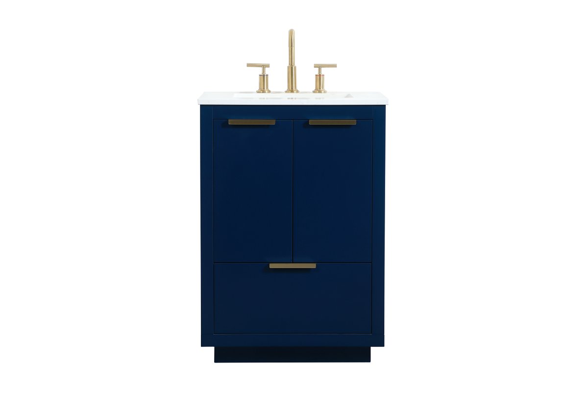 VF19424BL 24" Single Bathroom Vanity in Blue