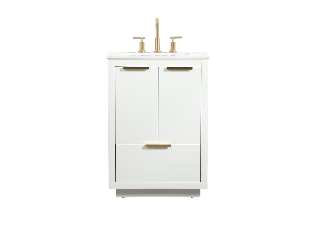 VF19424WH 24" Single Bathroom Vanity in White