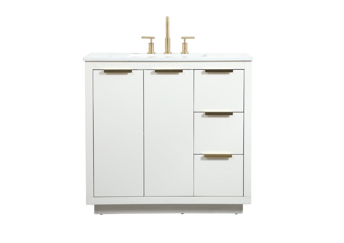 VF19436WH 36" Single Bathroom Vanity in White