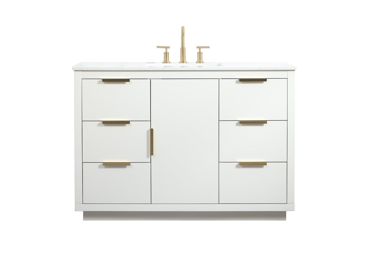 VF19448WH 48" Single Bathroom Vanity in White