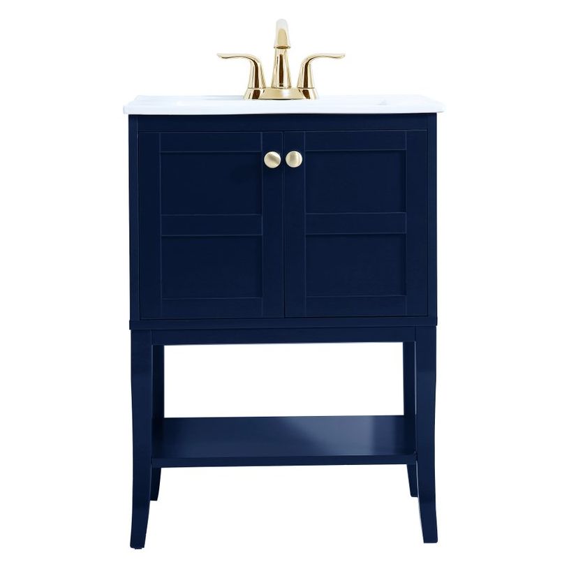 VF2100BL 24" Bathroom Vanity in Blue