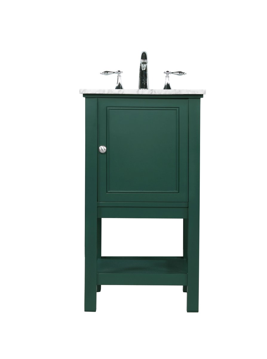 VF27019GN 19" Single Bathroom Vanity in Green
