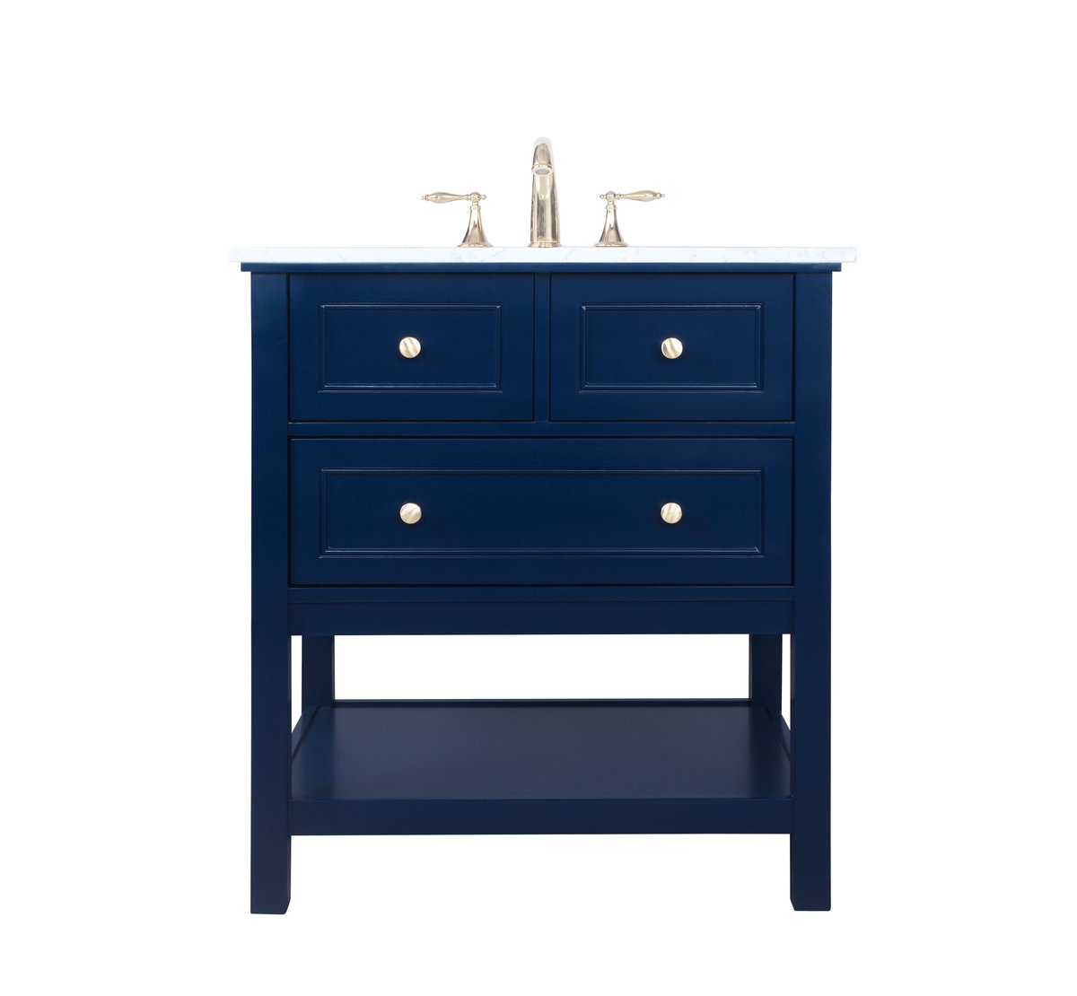 VF27030BL 30" Single Bathroom Vanity in Blue