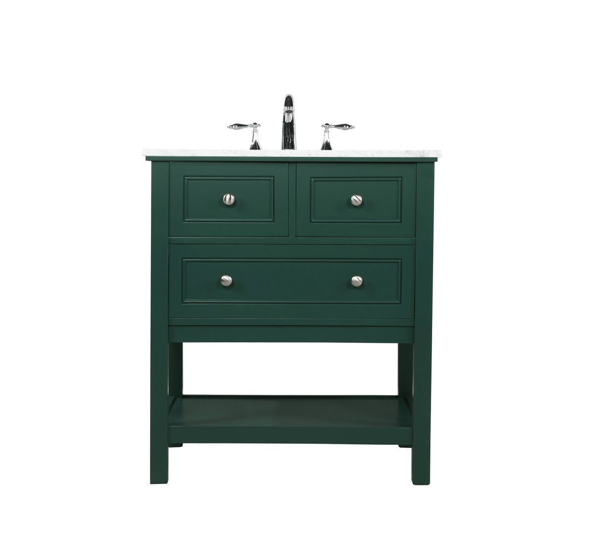 VF27030GN 30" Single Bathroom Vanity in Green