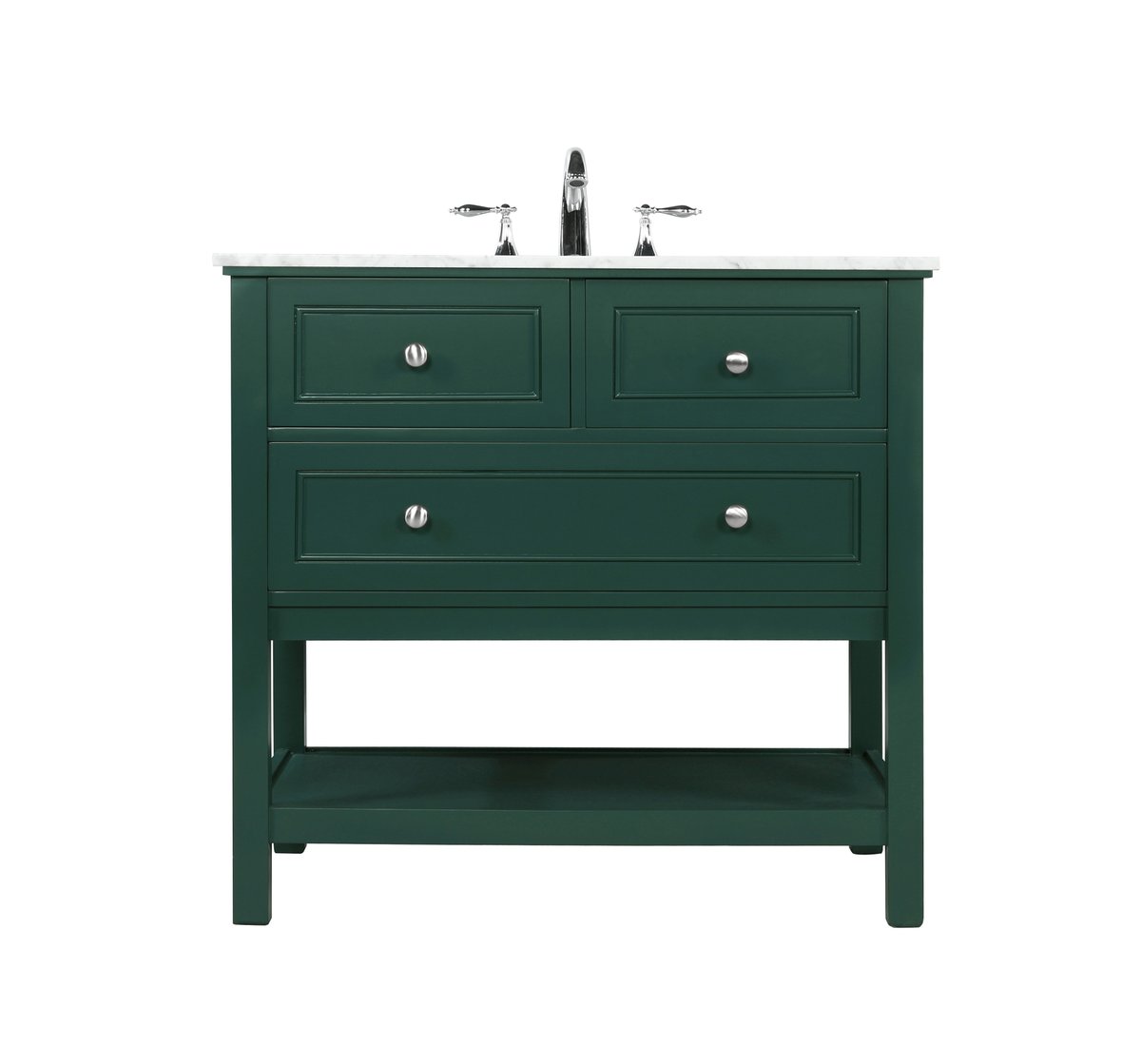 VF27036GN 36" Single Bathroom Vanity in Green