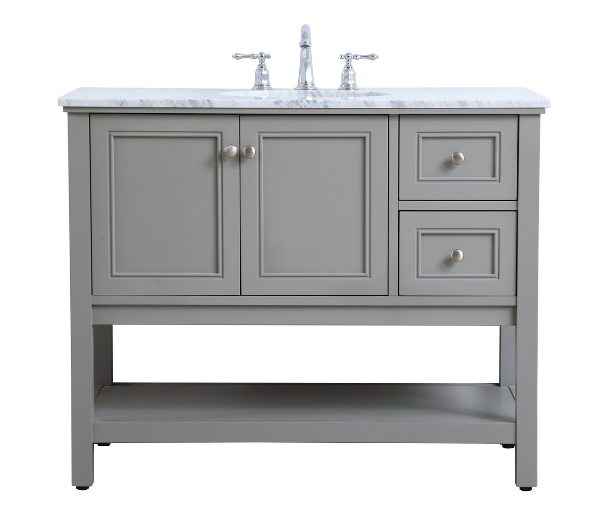 VF27042GR 42" Single Bathroom Vanity Set in Grey