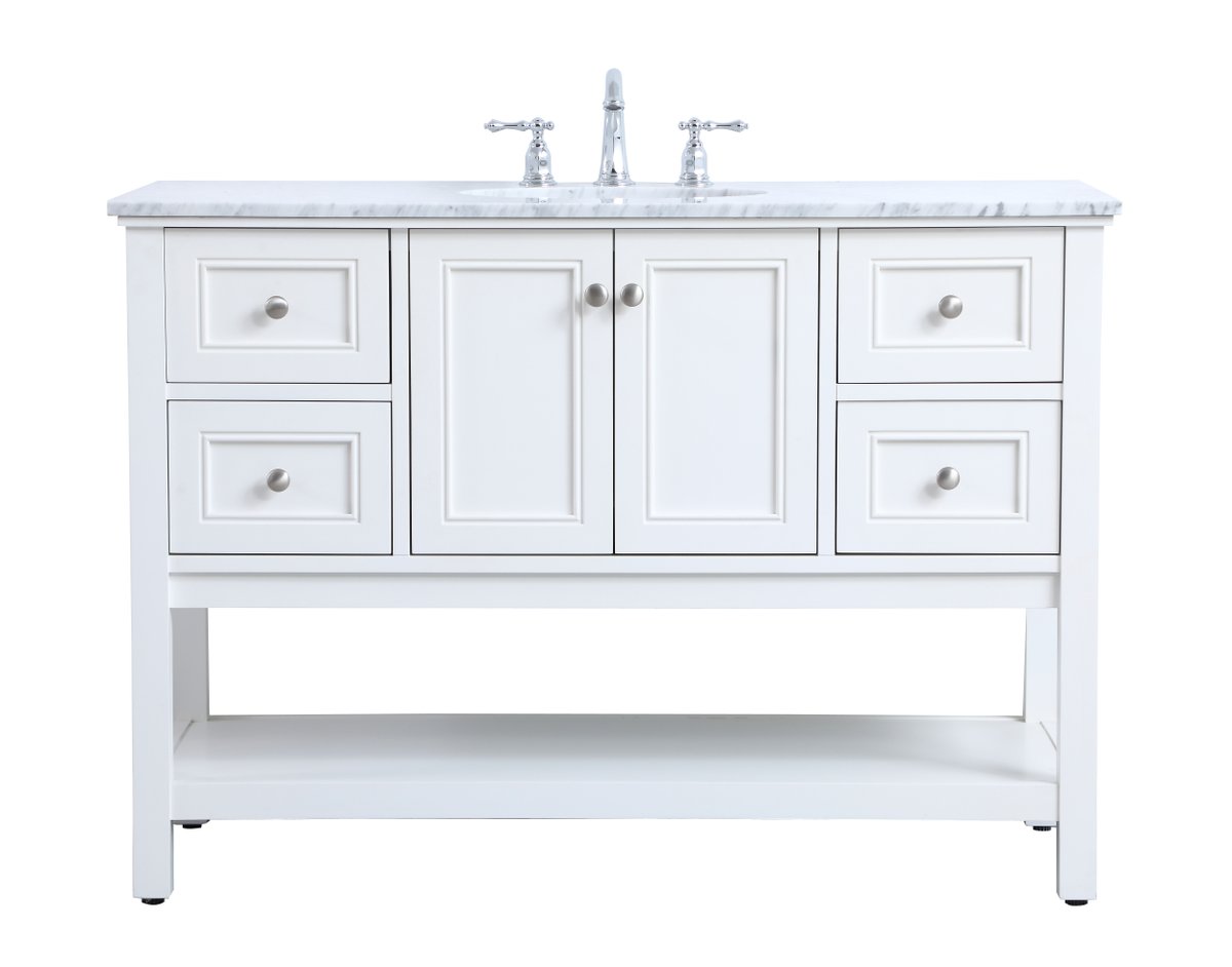 VF27048WH 48" Single Bathroom Vanity Set in White