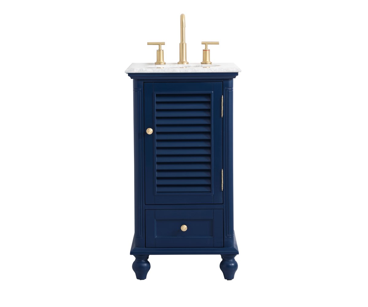 VF30519BL 19" Single Bathroom Vanity in Blue