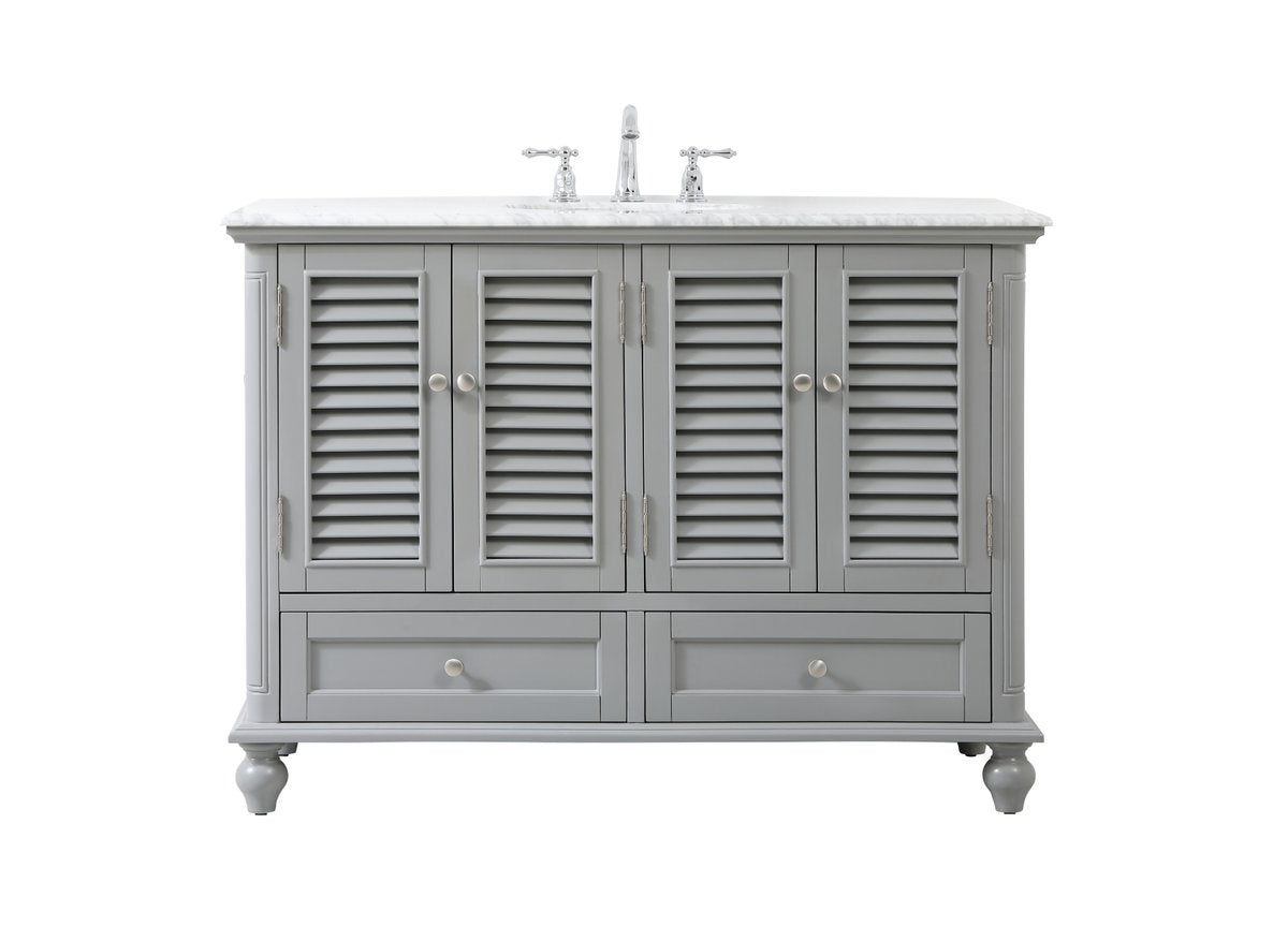 VF30548GR 48" Single Bathroom Vanity in Grey