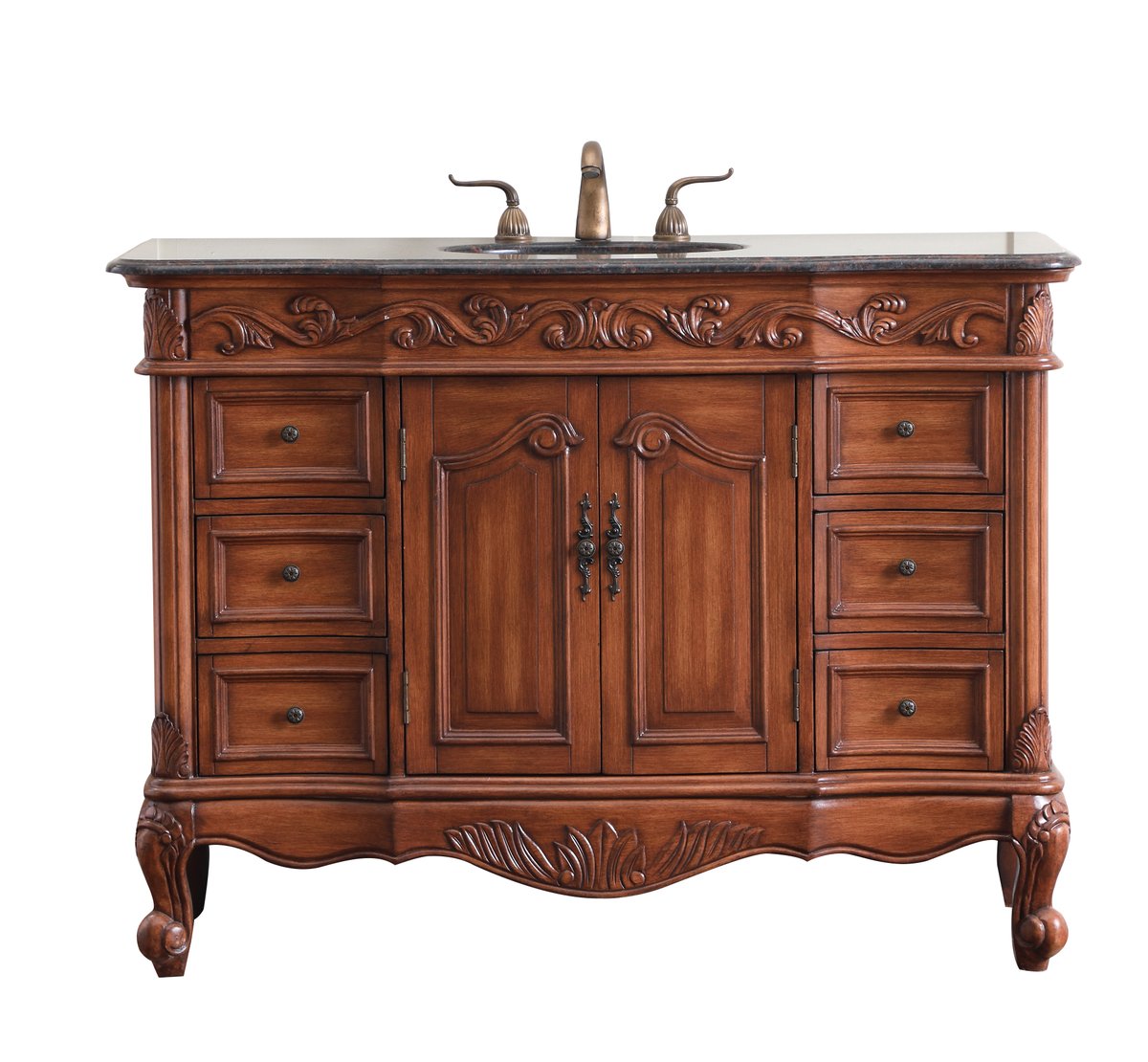VF38848TK 48" Single Bathroom Vanity Set in Teak