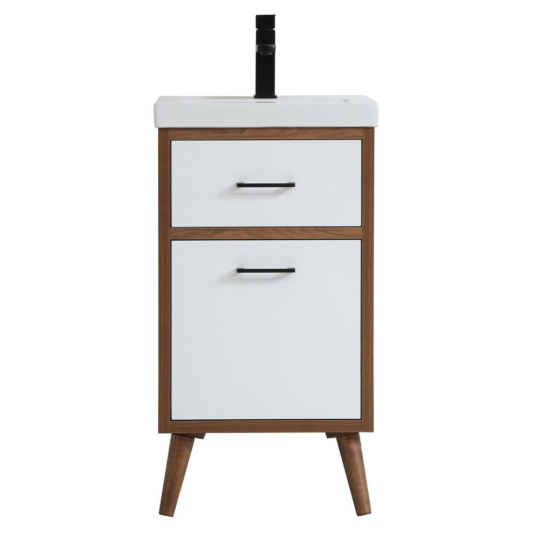 VF41018WH 18" Bathroom Vanity in Matte White