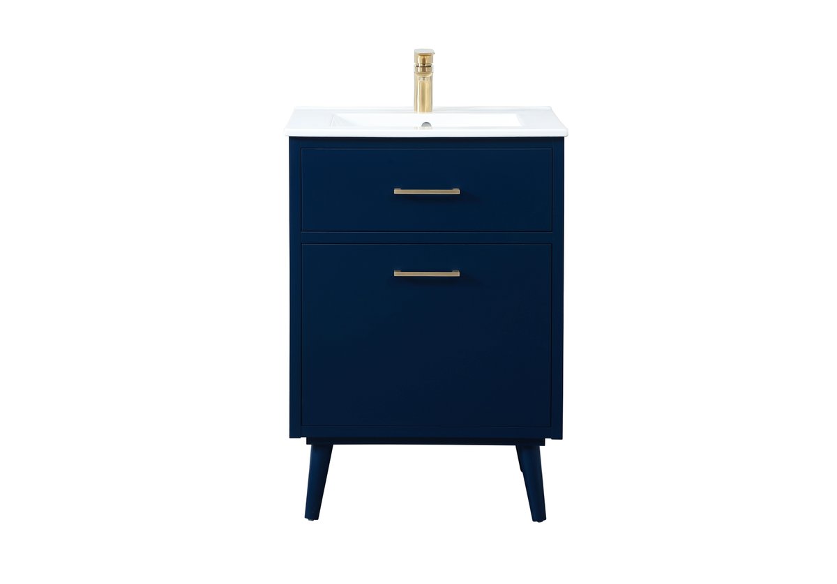 VF41024MBL 24" Bathroom Vanity in Blue