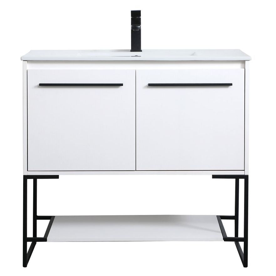 VF42036WH 36" Single Bathroom Vanity in White