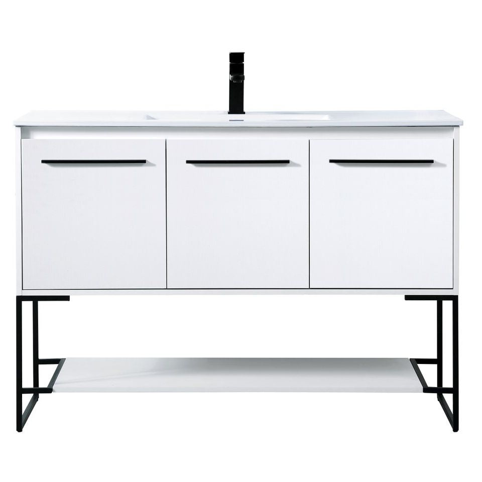 VF42048WH 48" Single Bathroom Vanity in White