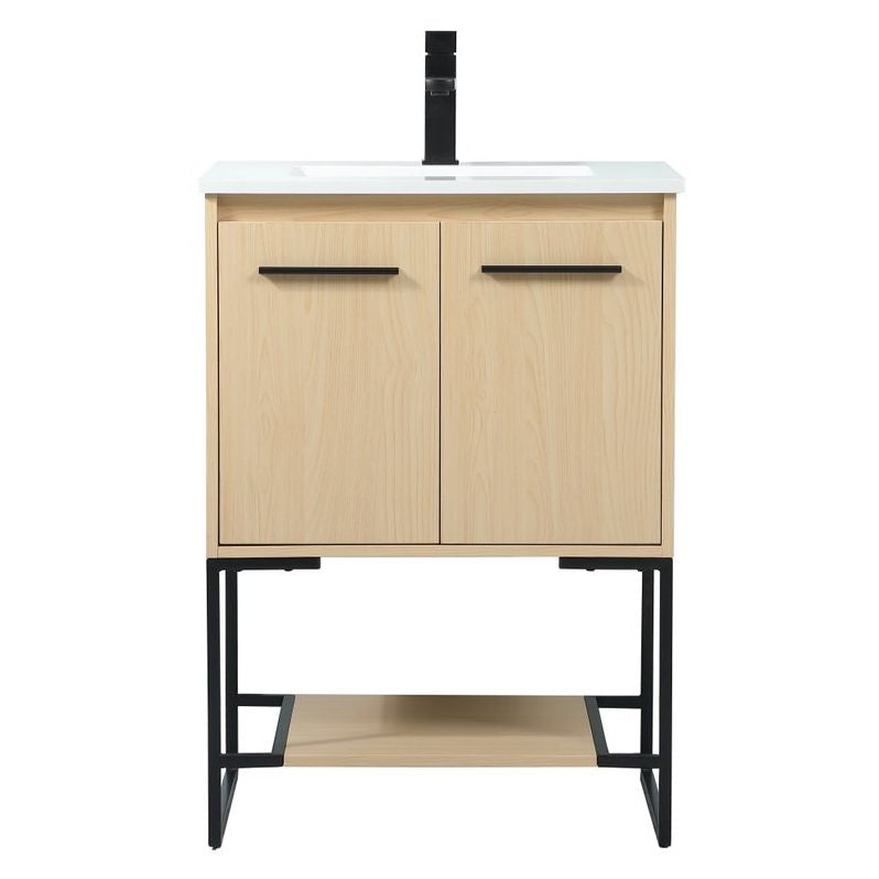 VF42524MMP 24" Single Bathroom Vanity in Maple