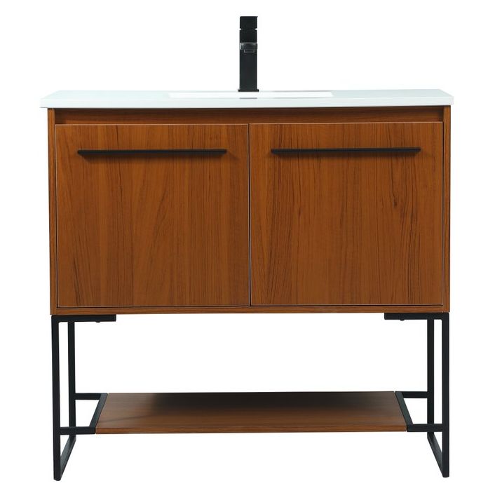 VF42536MTK 36" Single Bathroom Vanity in Teak