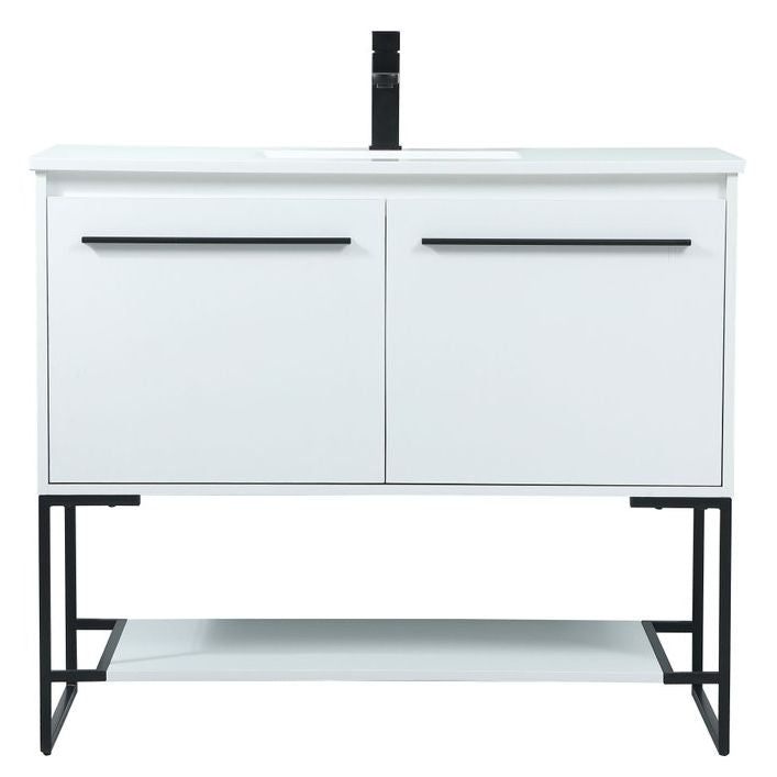VF42540MWH 40" Single Bathroom Vanity in White