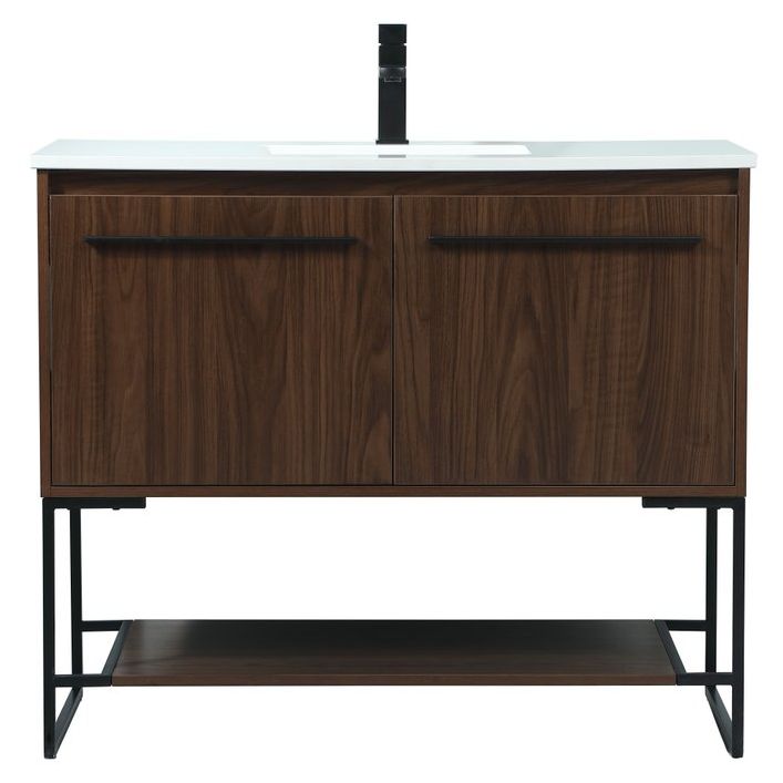 VF42540MWT 40" Single Bathroom Vanity in Walnut