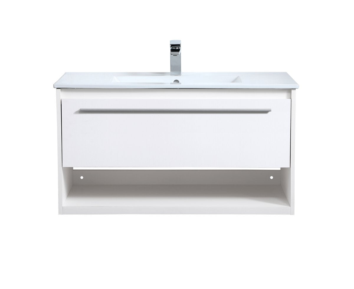 VF43036WH 36" Single Bathroom Floating Vanity in White