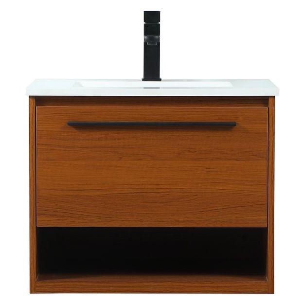VF43524MTK 24" Single Bathroom Vanity in Teak